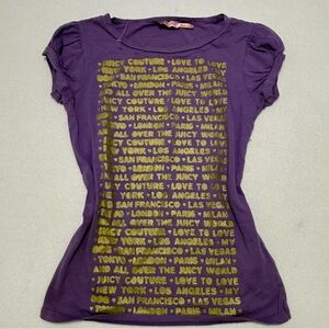 Mcbling Juicy Couture Baby tee size s